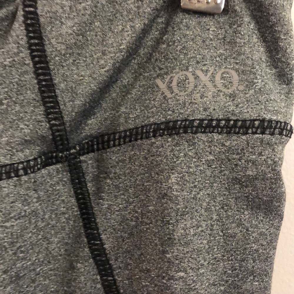 Xoxo sport workout pants. Grey and coral color - Picture 2 of 5